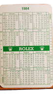 Rolex Calendar vintage 1984/1985 all models in good condition