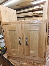 solid oak fronted bespoke cabinets kitchen