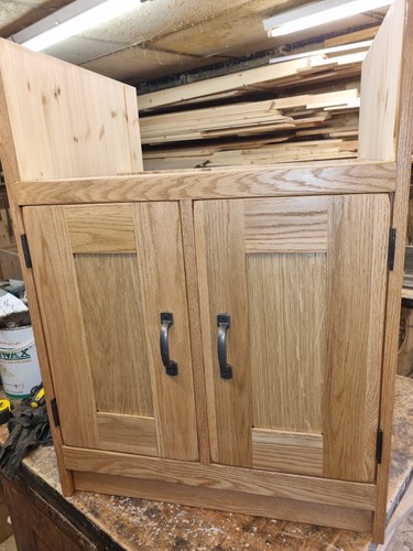 Solid oak fronted bespoke - solid,