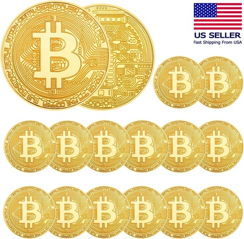 Pcs physical bitcoin coins - 15,