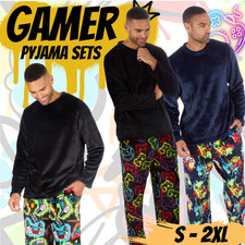 Mens Gamer Print Pyjama Set