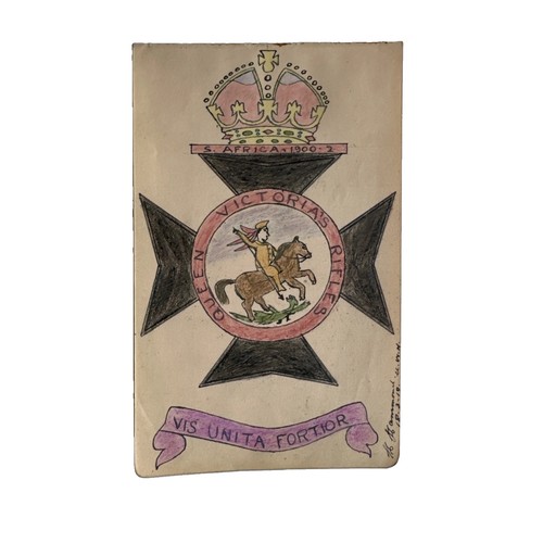 Antique hand drawn queen - antique,