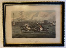 Collectable Vintage “The Struggle” H. Alken & J. Harris Horse Racing Print