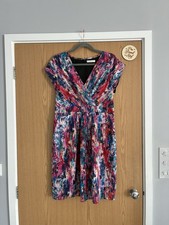 Vibrant Abstract Print V-Neck