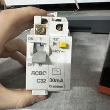 Crabtree C32 Double Pole Rcbo