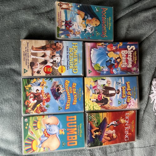 Disney vhs bundle walt - disney,