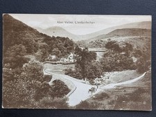 Llanfairfechan Clwyd Postcard 1919 Aber Valley Horse & Carriage Bridge Wales