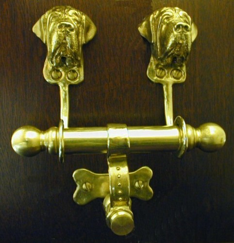 English mastiff bronze duet - english,