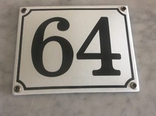 Black & White French Enamel on