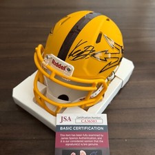 KENNY DILLINGHAM Signed Autographed Mini Helmet ASU Arizona State Devils JSA COA