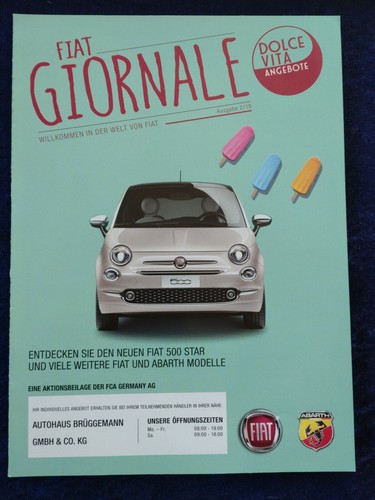Fiat 500 giornale - fiat, star