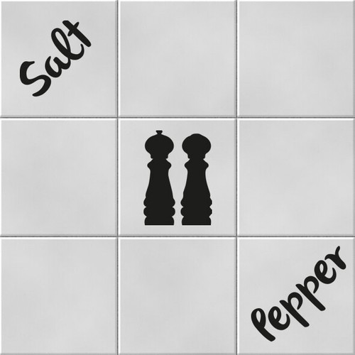 Salt and pepper vinyl - and,