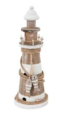 28CM RUSTIC LIGHTHOUSE BEACON WITH LIGHT HOME DECORATION SEA SYLE NEW NAUTICAL