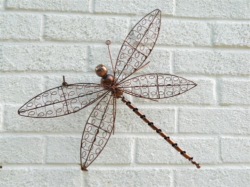 Dragonfly wall art - art, garden