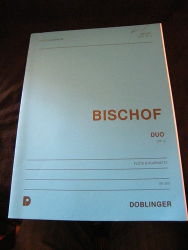 Bischof duo op3 flute - duo, clarinet