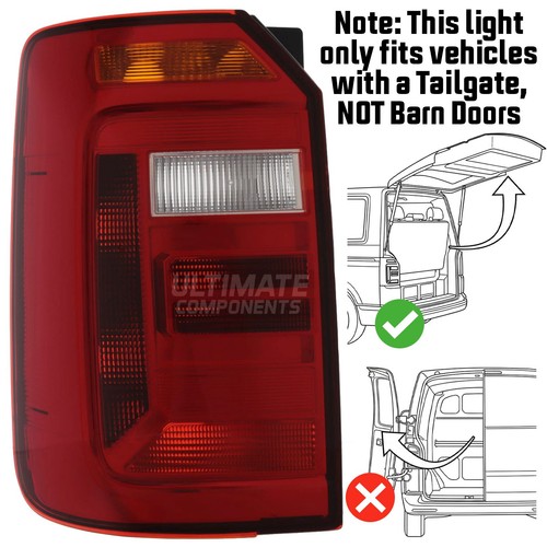 Rear light for caddy - rear, vw