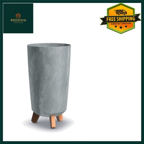 Modern tall slim concrete - slim, look