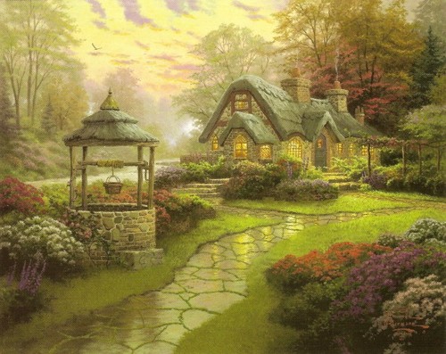 Thomas kinkade make wish - kinkade,
