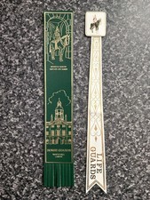 Lifeguards Regiment Leather Bookmarks.
