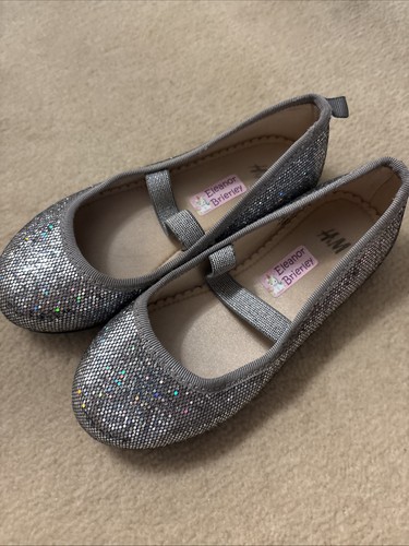 Girls silver glitter - h&m,