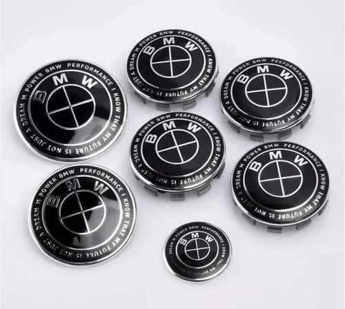 Bmw badge set black - bmw,