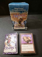 MTG - TEMPEST - Deep Freeze Preconstructed Deck - Complete [Not Sealed]