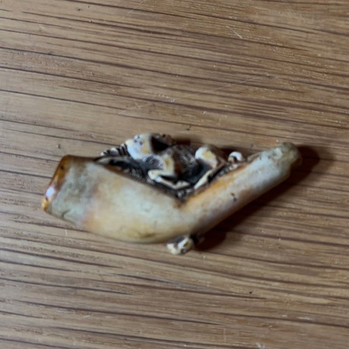 Antique pipe bowl with - antique,
