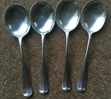 4 Vintage Dessert Spoons Dixon