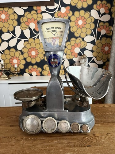 Antique shop weighing scales - antique,