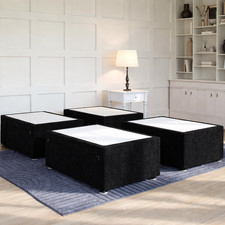 NEW: SPLIT BLACK DIVAN BED
