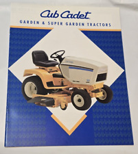 1996 Cub Cadet Ad Brochure Super Garden Tractors Riding Mower Lawn Equipment