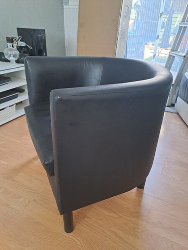 Tub chair faux leather - tub,