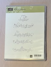 Stampin Up Swirls And Curls Verses stamp set