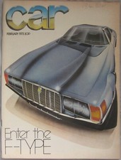 CAR 02/1973 featuring Lancia Stratos, Fiat X1/9, Mazda RX3, Ford, Vauxhall, Opel