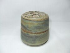 Diana Barraclough Pot Lidded Jar Studio Pottery Fish Themed Sauce Condiment