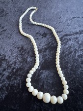 Antique white coral bead - antique,