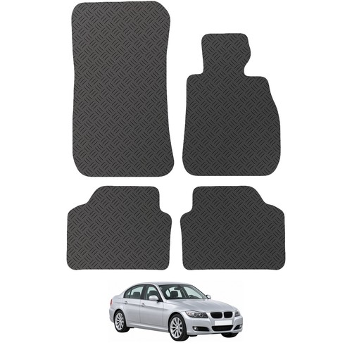 Black floor rubber fully - floor,