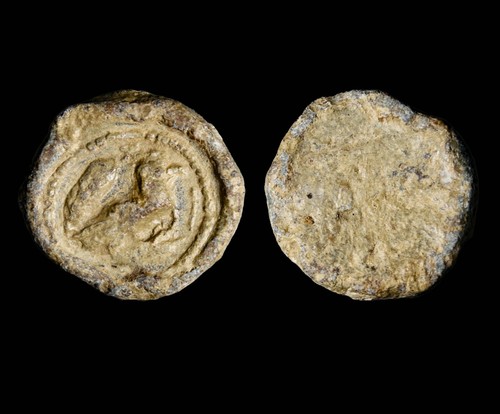 Roman lead tessera alexandria - tessera,