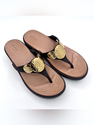 Crocs women black thong - crocs, women's