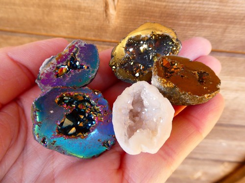 Mini aura quartz - 5, crystal