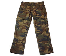 Combat Men's Army Military Cargo Camo Trousers W30 L28 Camouflage Airsoft Pants