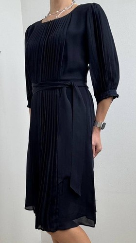 Women jaeger dress navy silk - dress,
