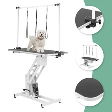 HYDRAULIC GROOMING TABLE HEAVY DUTY LARGE PROFESSIONAL DOG GROOM SALON LEASH 