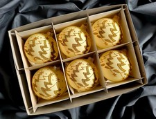 Hand Made Mouth Blown set of 6