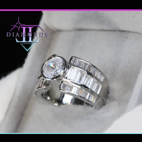 Mens iced out ring - iced,