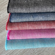 100% LINEN FABRIC IN COLOURS