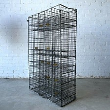 Vintage Wire Pigeon Hole Unit