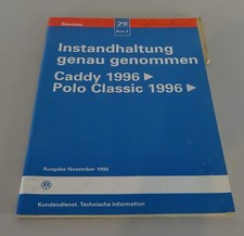 Workshop Manual Maintenance VW
