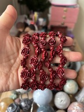 Handmade Carved Rose Charm