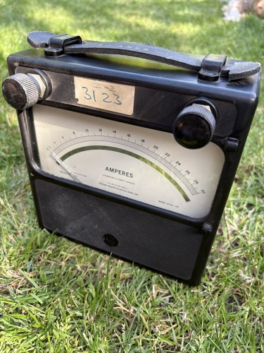 Vintage sangamo weston ammeter - vintage,